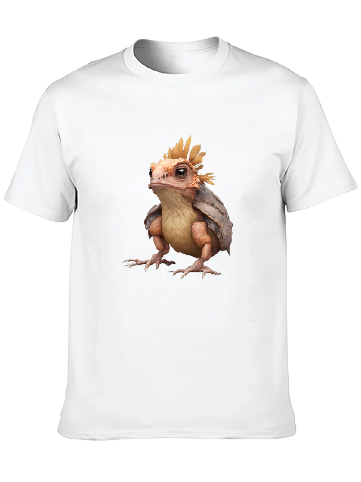 Frog-Turtle Creature Black T-Shirt product image 9
