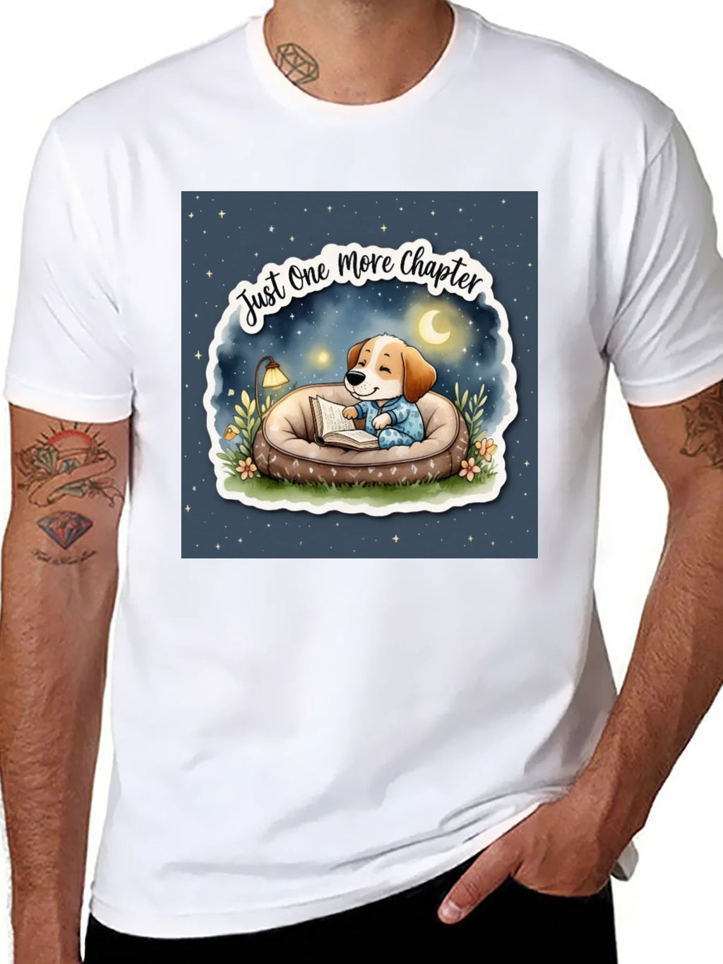 Just One More Chapter T-Shirt - Dog Lovers Tee product image 7