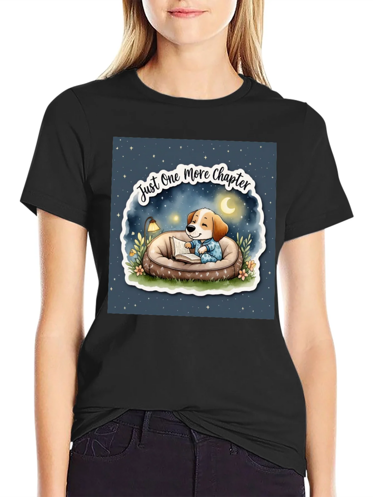 Just One More Chapter T-Shirt - Dog Lovers Tee product image 2