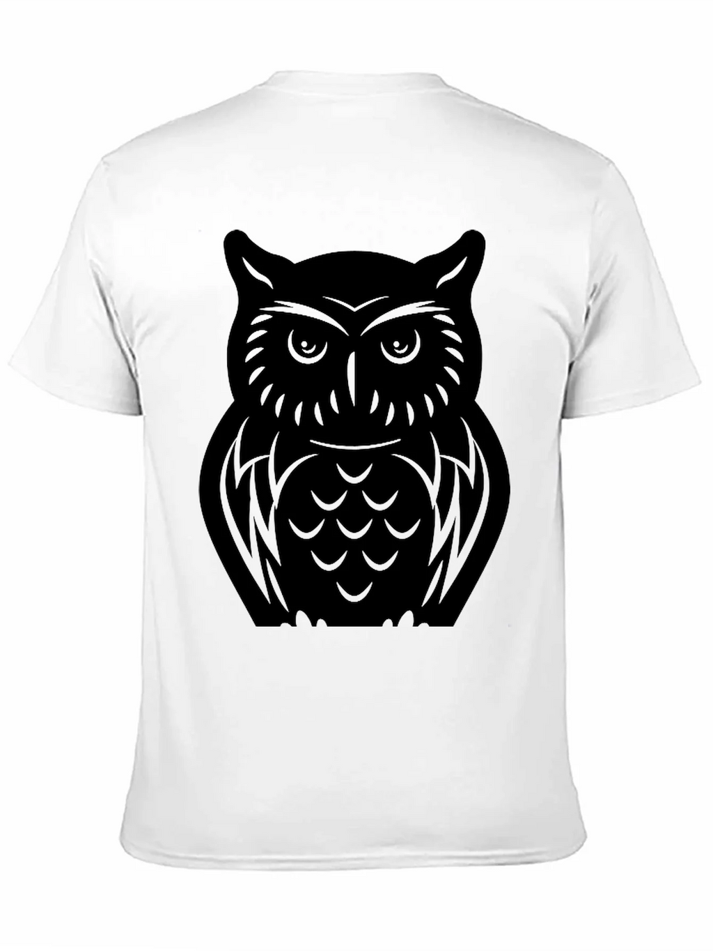 Mens Black Owl Graphic Tee - Stylish & Unique Design product image 10