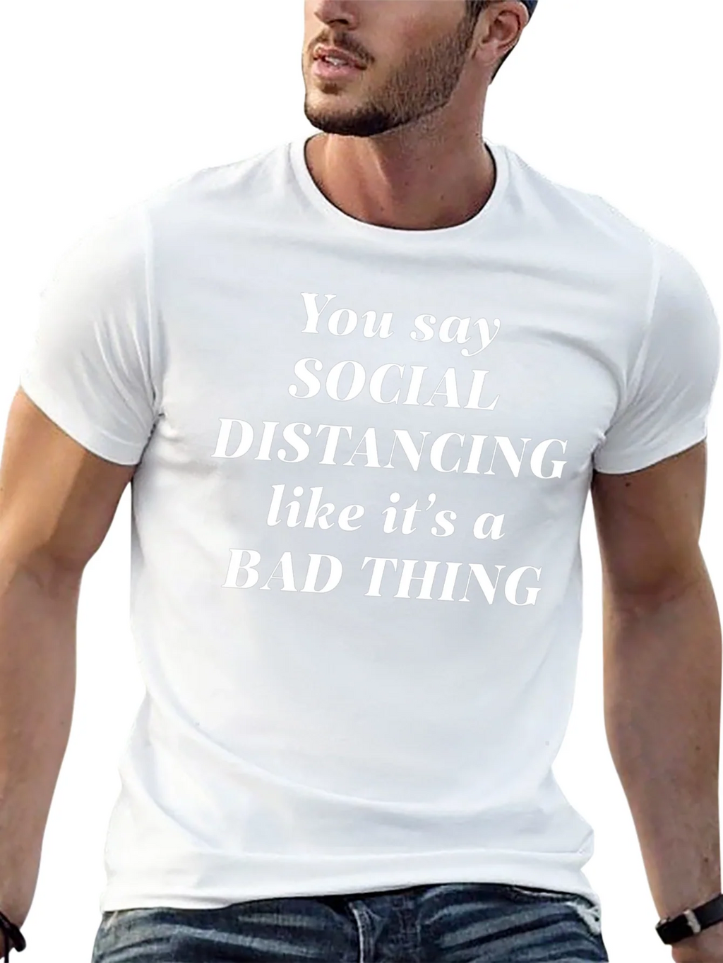 Social Distancing Sarcastic T-Shirt product image 12