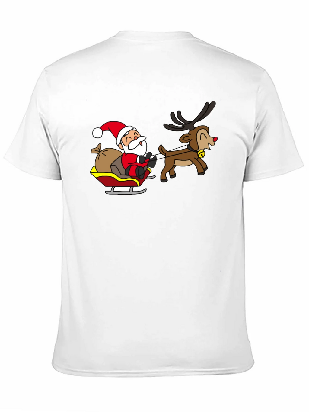 Santa and Reindeer Graphic T-Shirt product image 10