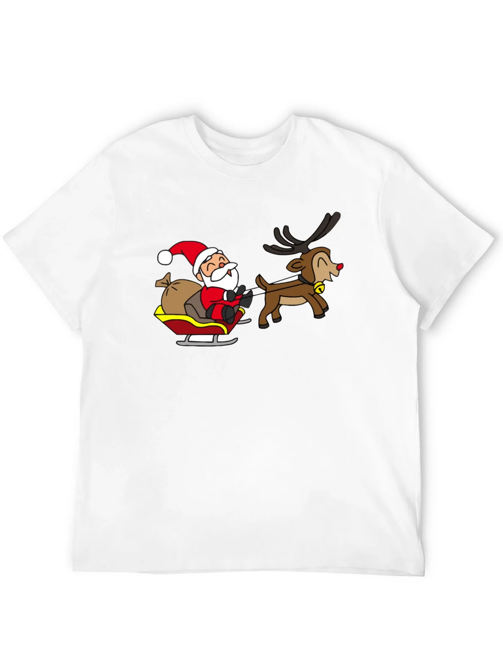 Santa and Reindeer Graphic T-Shirt product image 11