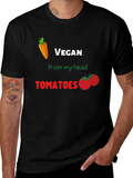 Vegan From My Head Tomatoes T-Shirt product image 1