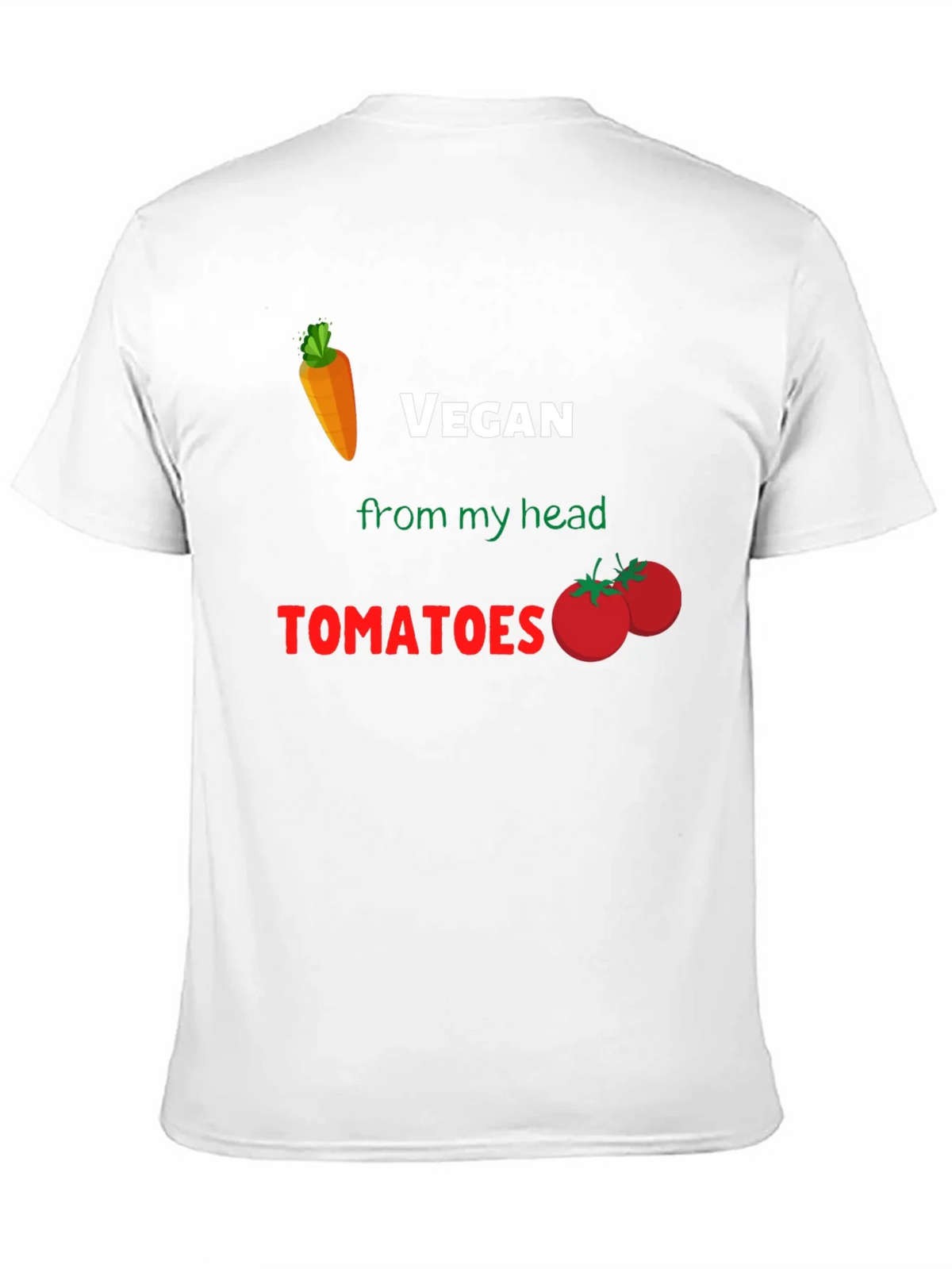 Vegan From My Head Tomatoes T-Shirt product image 10