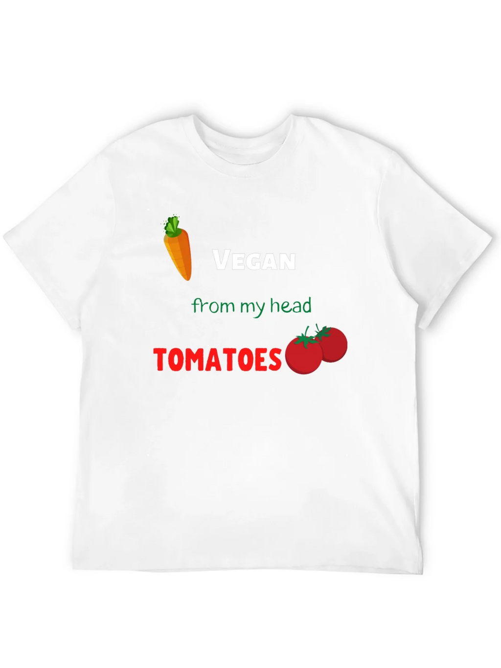 Vegan From My Head Tomatoes T-Shirt product image 11