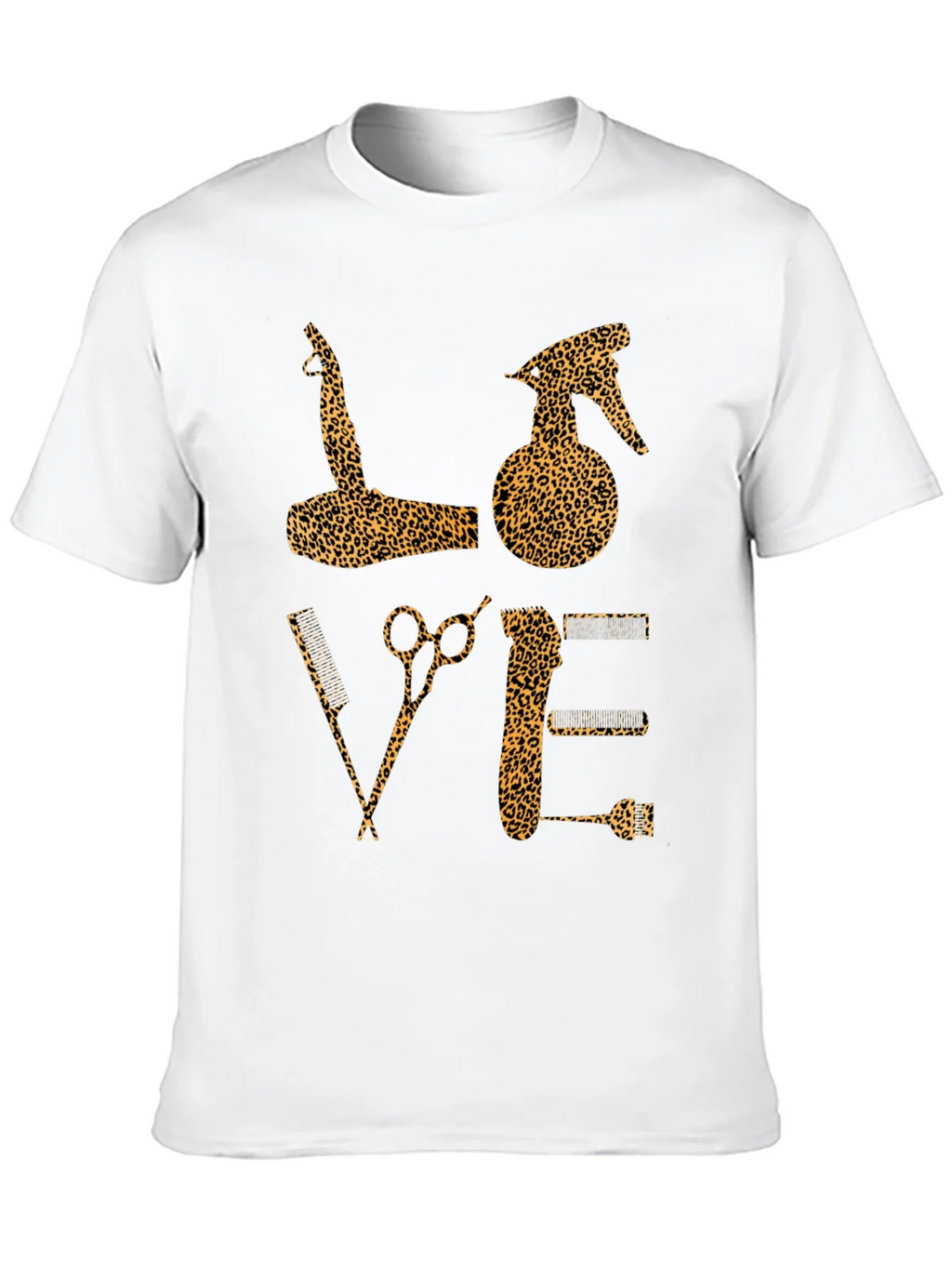 Leopard Print Barber Love T-Shirt product image 9