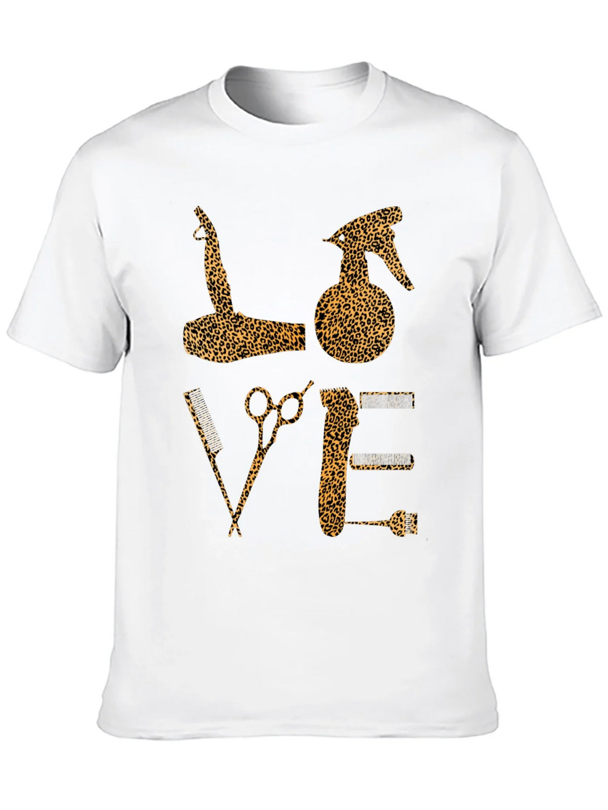 Leopard Print Barber Love T-Shirt product image 9