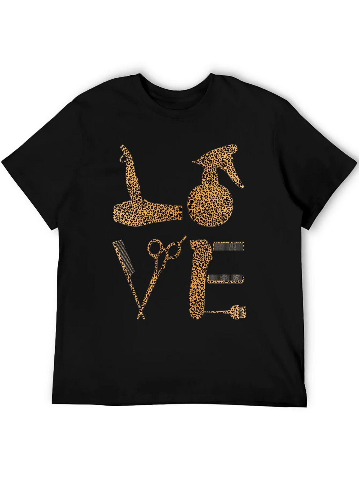 Leopard Print Barber Love T-Shirt product image 5