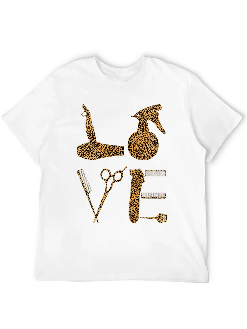 Leopard Print Barber Love T-Shirt product image 11