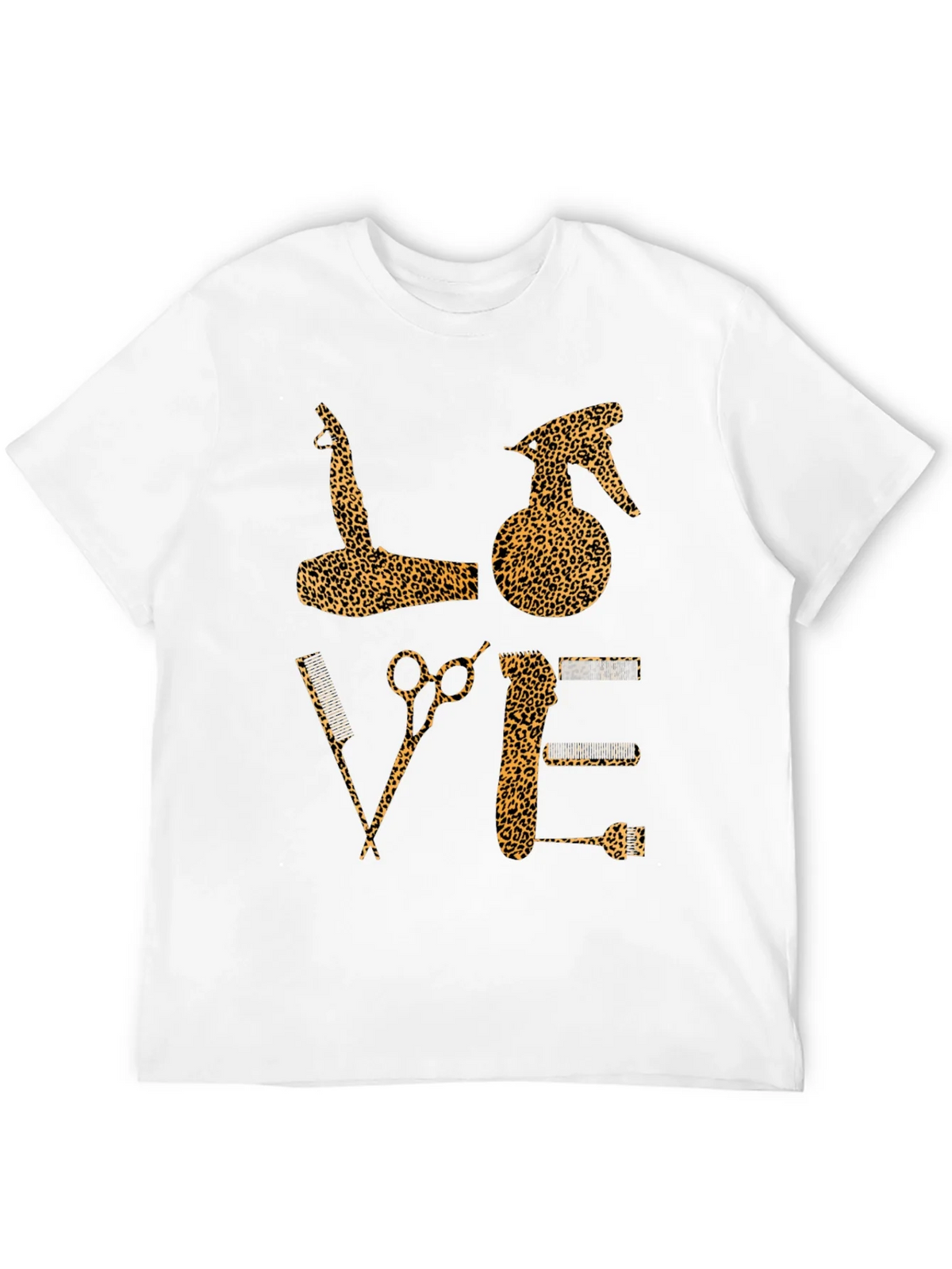 Leopard Print Barber Love T-Shirt product image 11