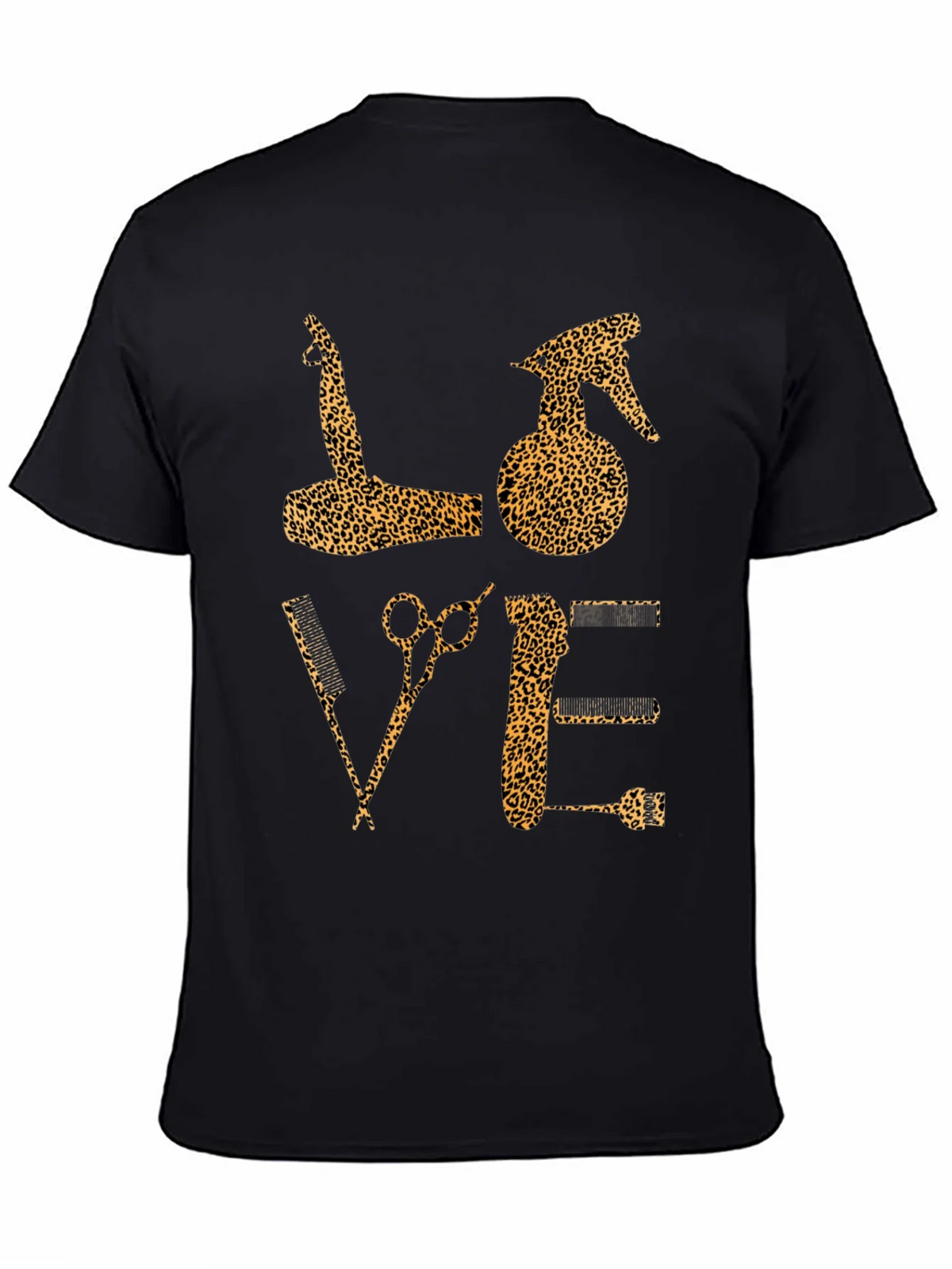 Leopard Print Barber Love T-Shirt product image 4
