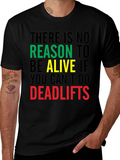 Deadlifts Motivation Graphic Tee - Gym Workout T-Shirt product image 1