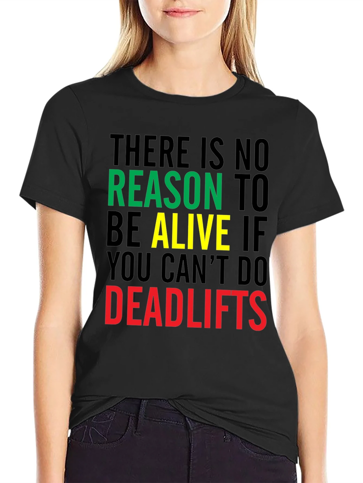 Deadlifts Motivation Graphic Tee - Gym Workout T-Shirt product image 2