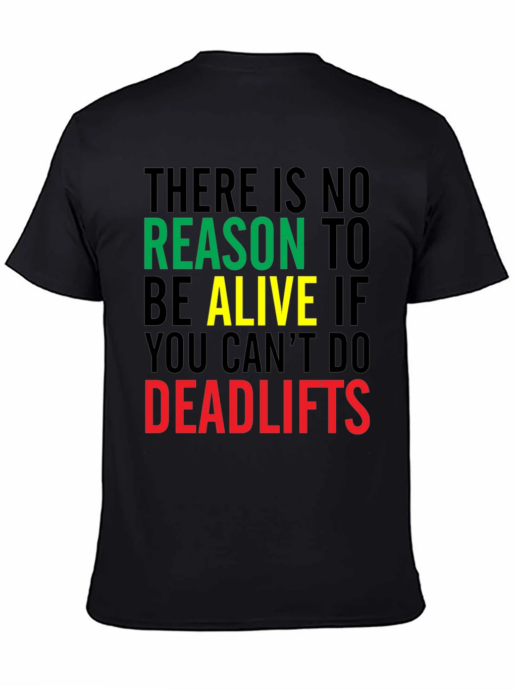 Deadlifts Motivation Graphic Tee - Gym Workout T-Shirt product image 4