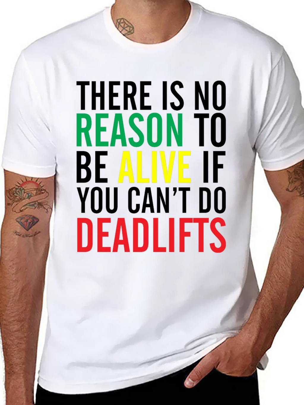 Deadlifts Motivation Graphic Tee - Gym Workout T-Shirt product image 7