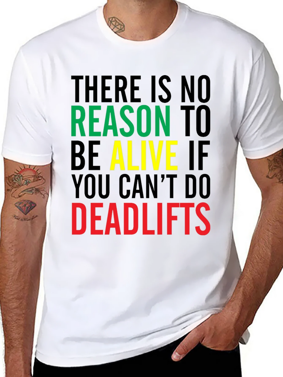Deadlifts Motivation Graphic Tee - Gym Workout T-Shirt product image 7