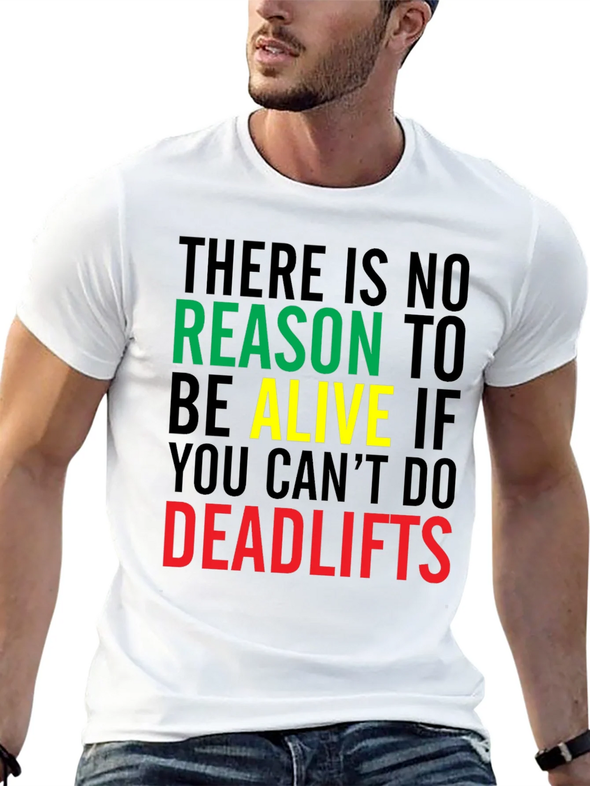 Deadlifts Motivation Graphic Tee - Gym Workout T-Shirt product image 12