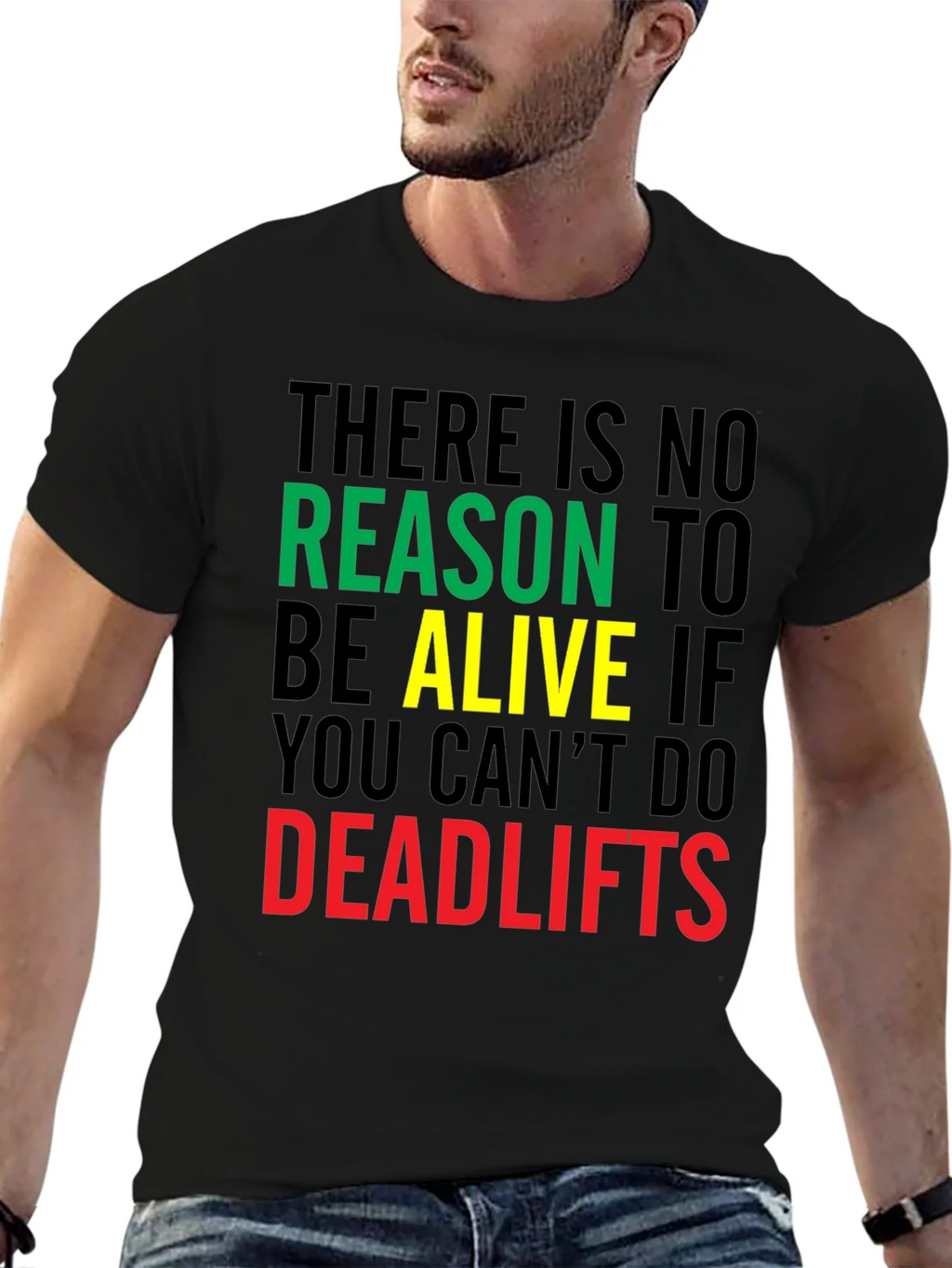 Deadlifts Motivation Graphic Tee - Gym Workout T-Shirt product image 6