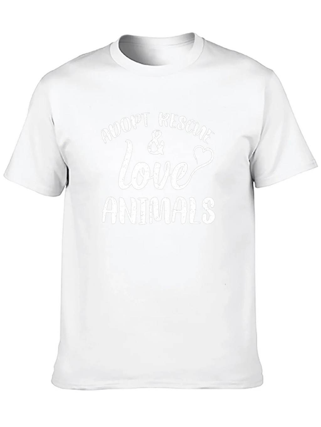 Adopt Rescue Love Animals T-Shirt - Unisex Cotton Tee product image 9