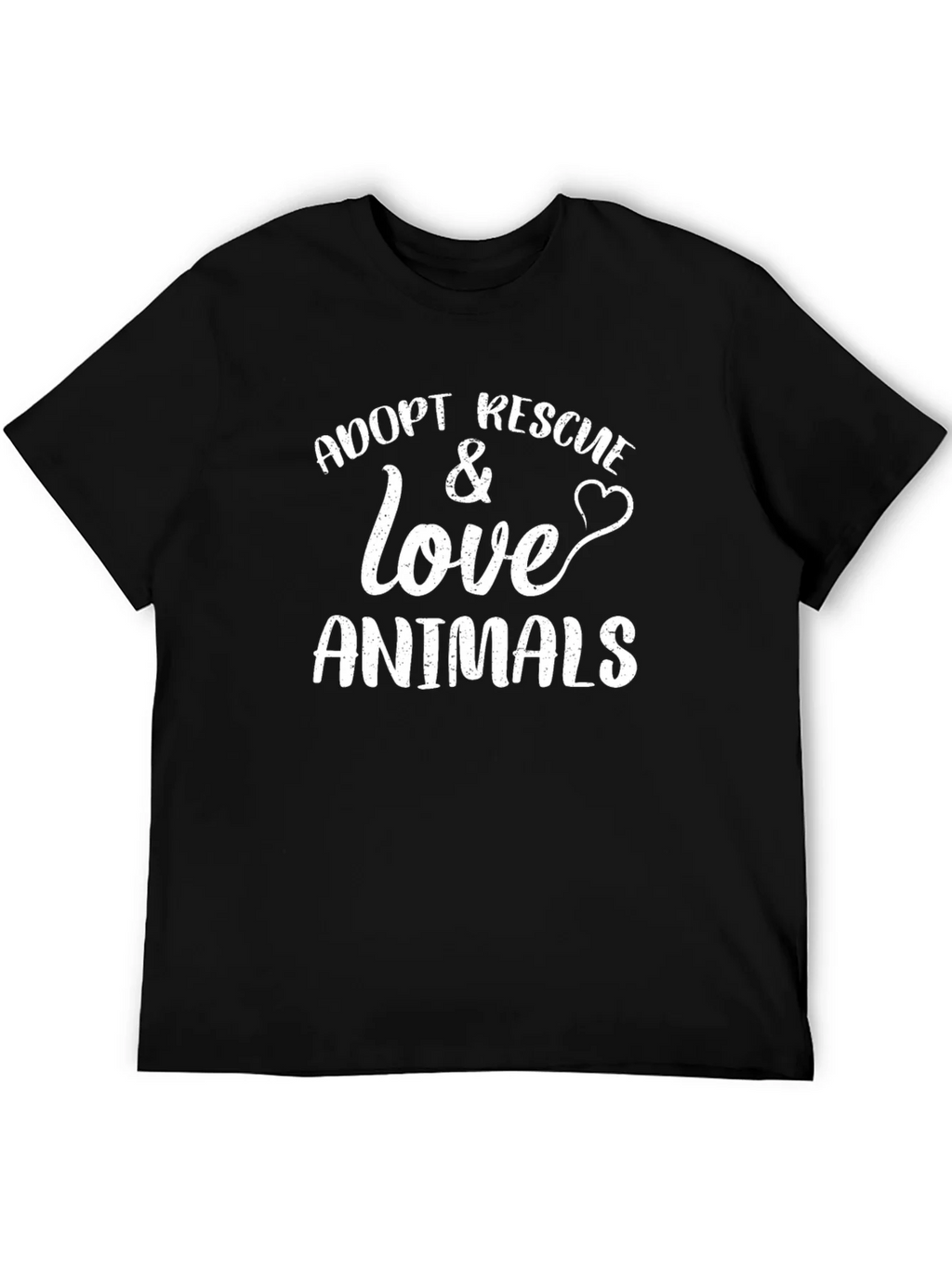 Adopt Rescue Love Animals T-Shirt - Unisex Cotton Tee product image 5