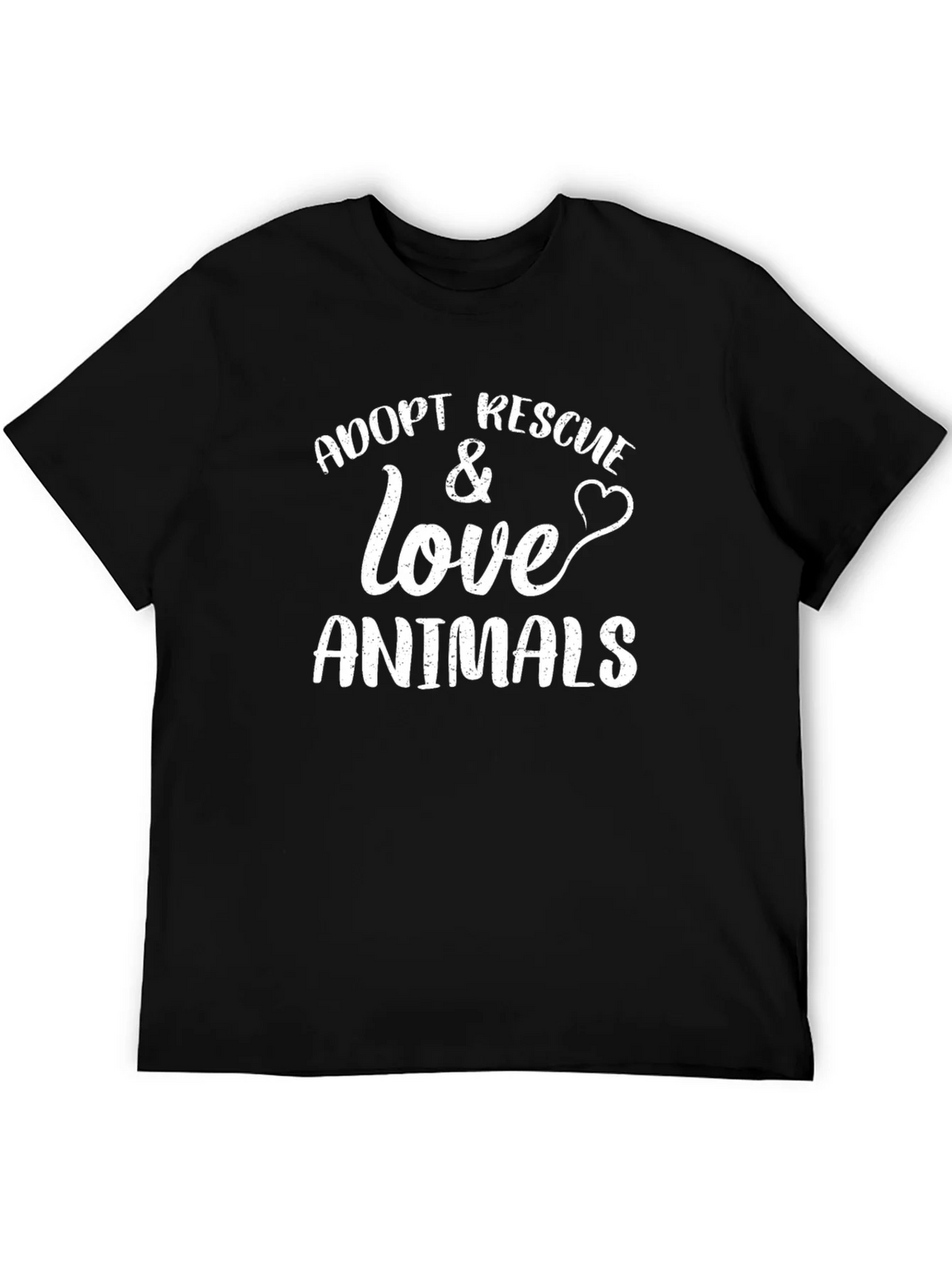 Adopt Rescue Love Animals T-Shirt - Unisex Cotton Tee product image 5
