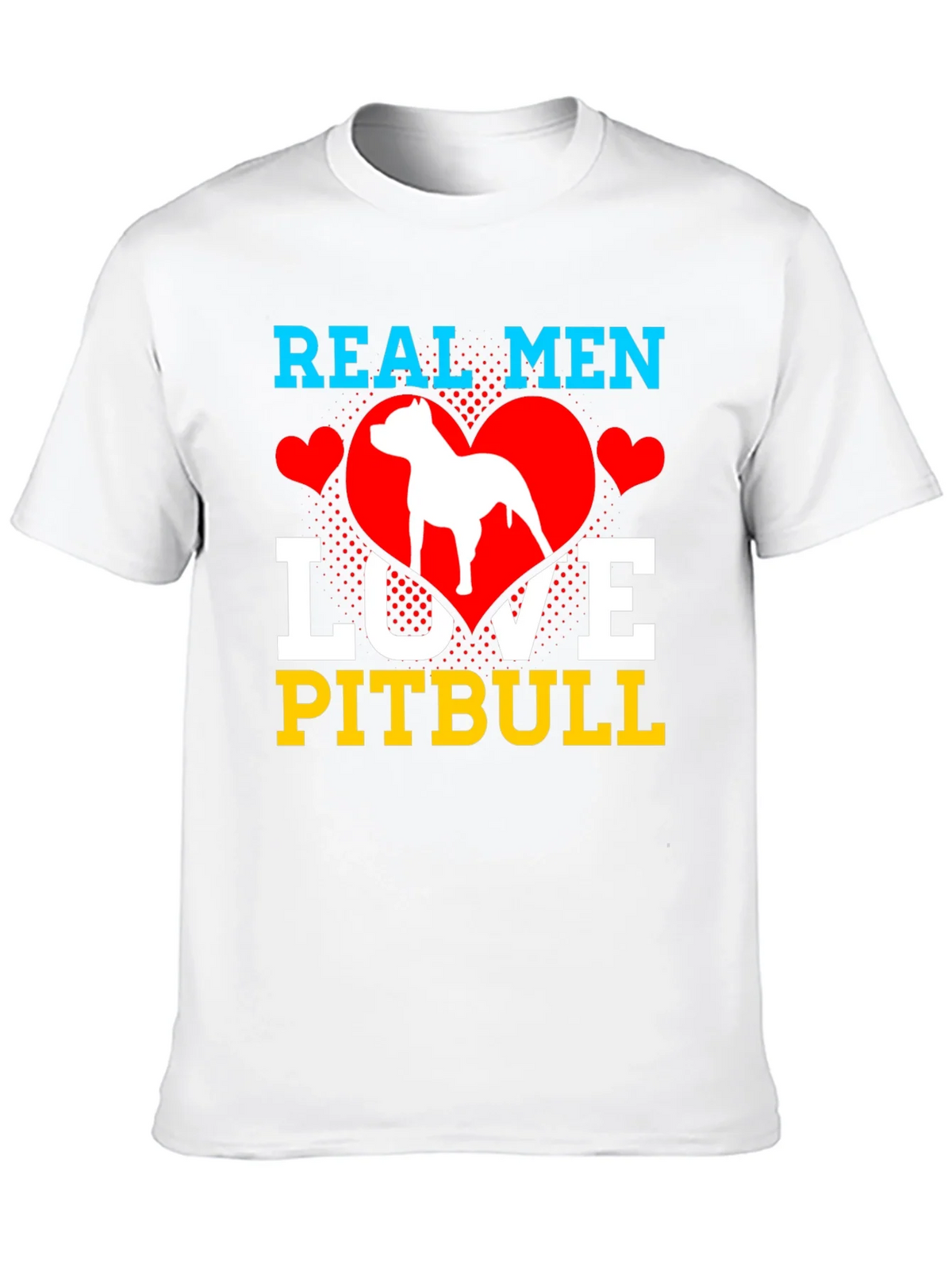 Real Men Love Pitbull T-Shirt product image 9