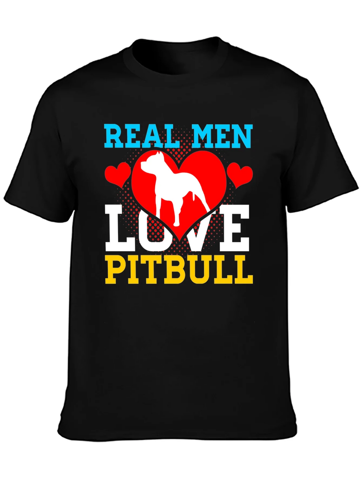 Real Men Love Pitbull T-Shirt product image 3