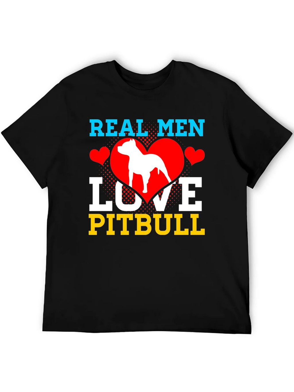 Real Men Love Pitbull T-Shirt product image 5