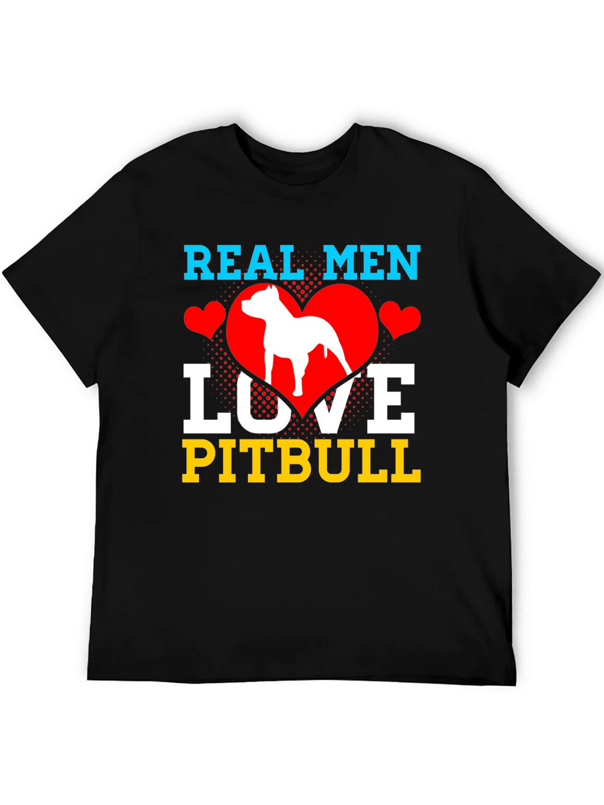 Real Men Love Pitbull T-Shirt product image 5
