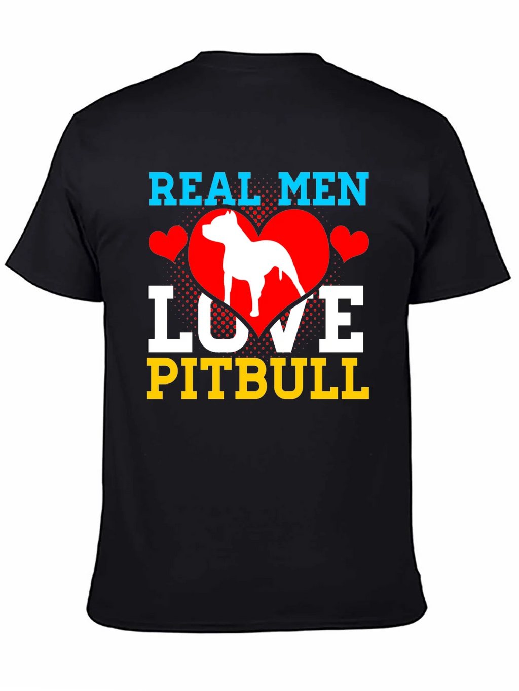 Real Men Love Pitbull T-Shirt product image 4