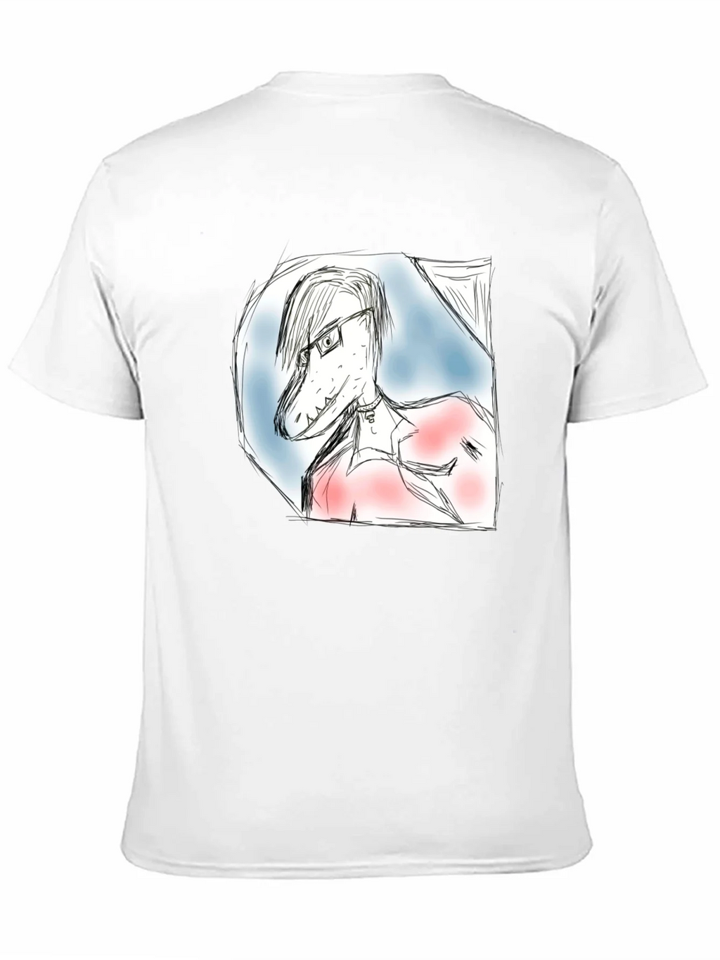 Dinosaur Sketch T-Shirt - Unique Graphic Tee product image 10