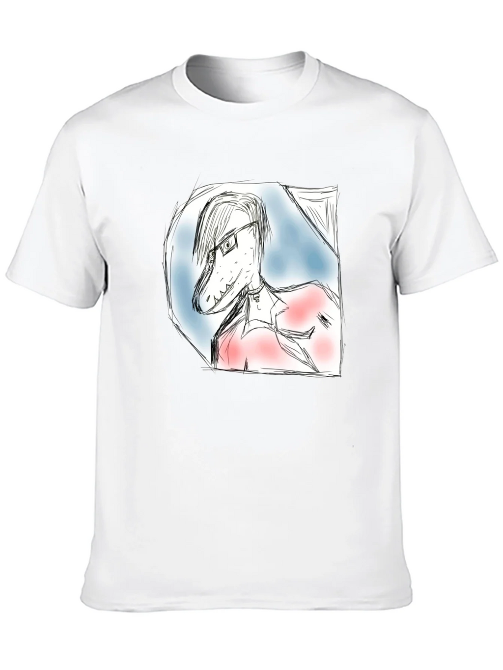 Dinosaur Sketch T-Shirt - Unique Graphic Tee product image 9