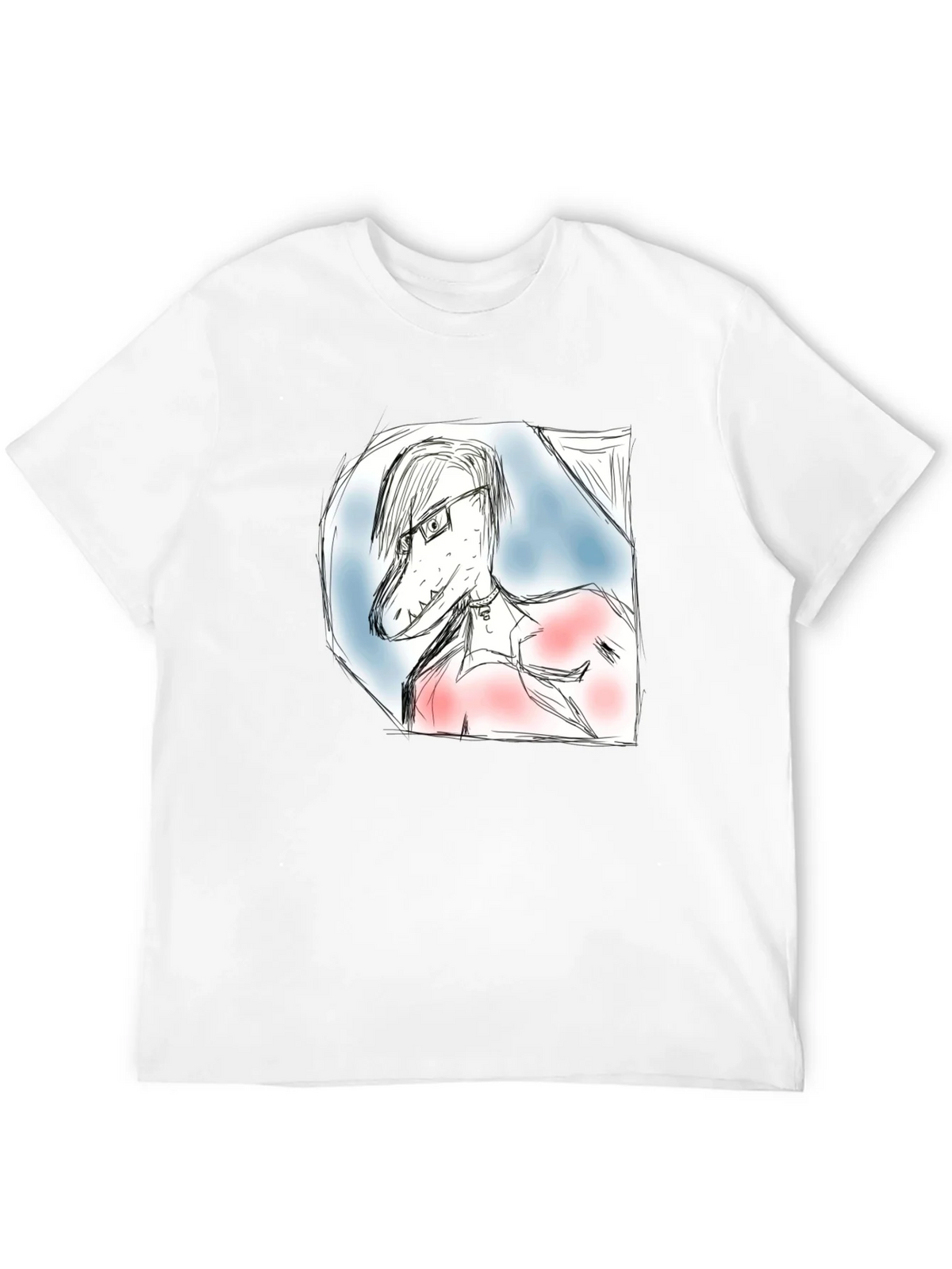 Dinosaur Sketch T-Shirt - Unique Graphic Tee product image 11