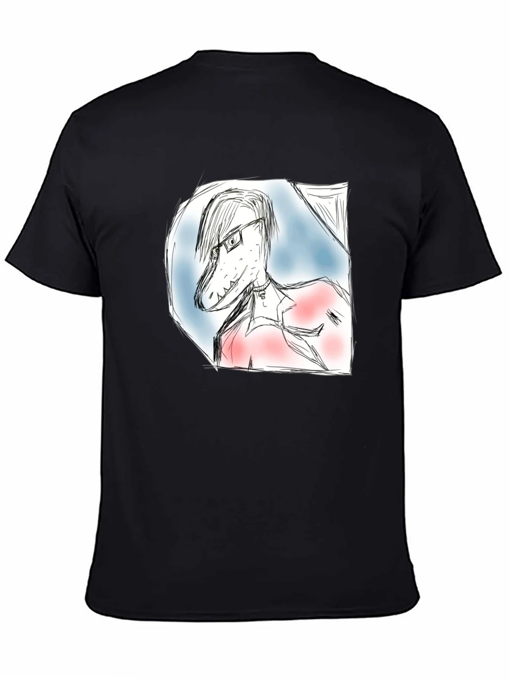 Dinosaur Sketch T-Shirt - Unique Graphic Tee product image 4