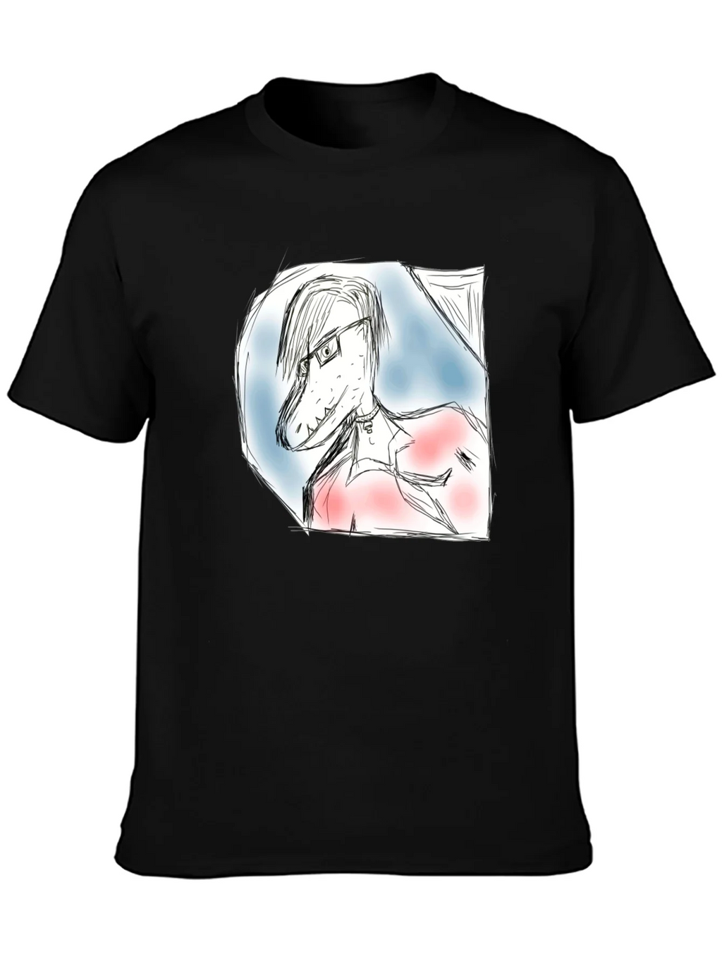 Dinosaur Sketch T-Shirt - Unique Graphic Tee product image 3