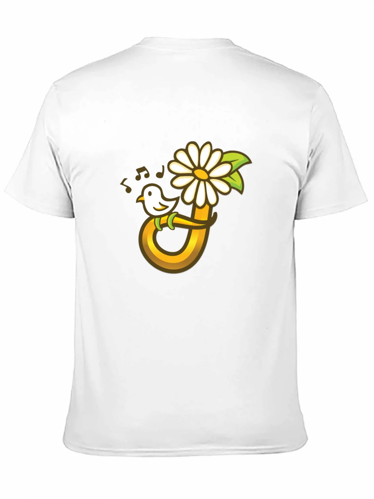 Bird Flower Music T-Shirt product image 10