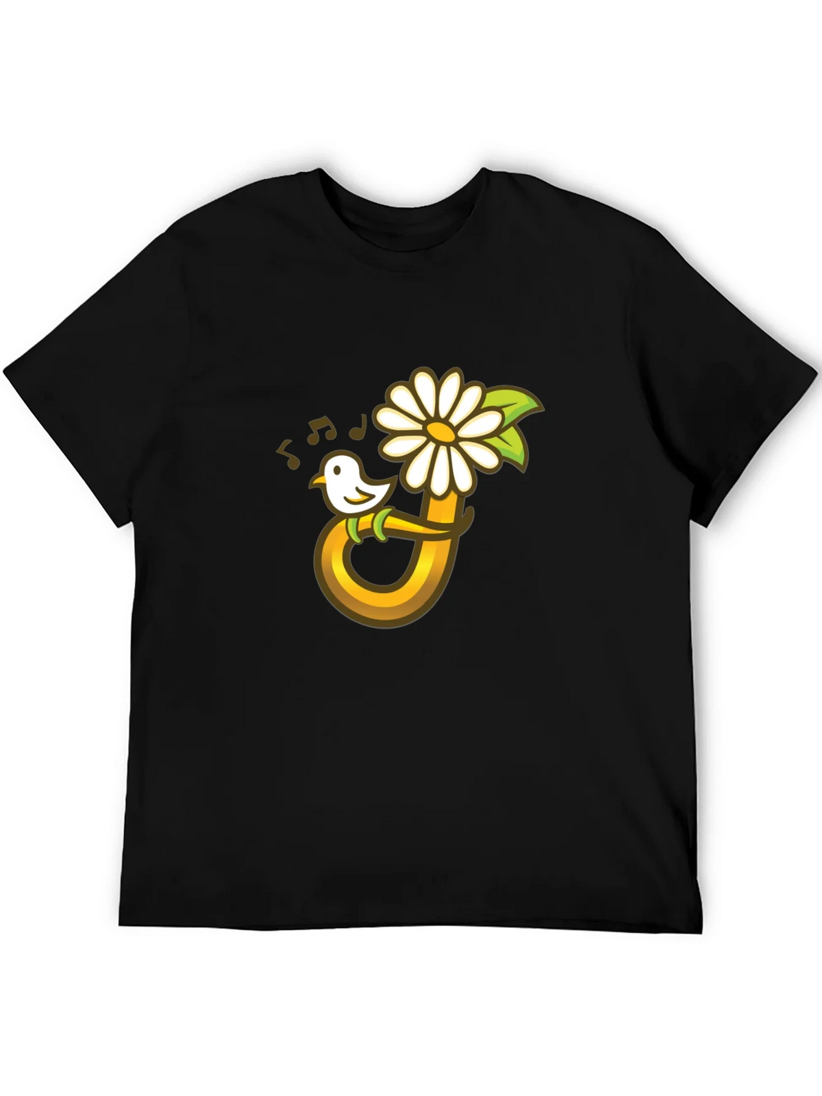 Bird Flower Music T-Shirt product image 5