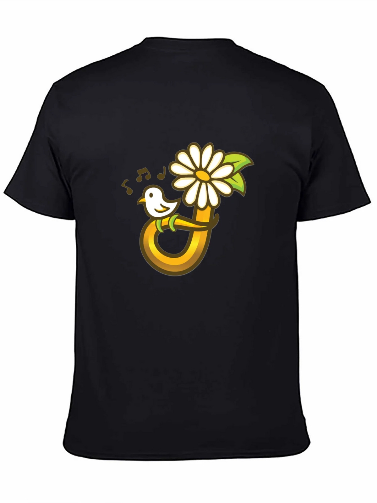 Bird Flower Music T-Shirt product image 4