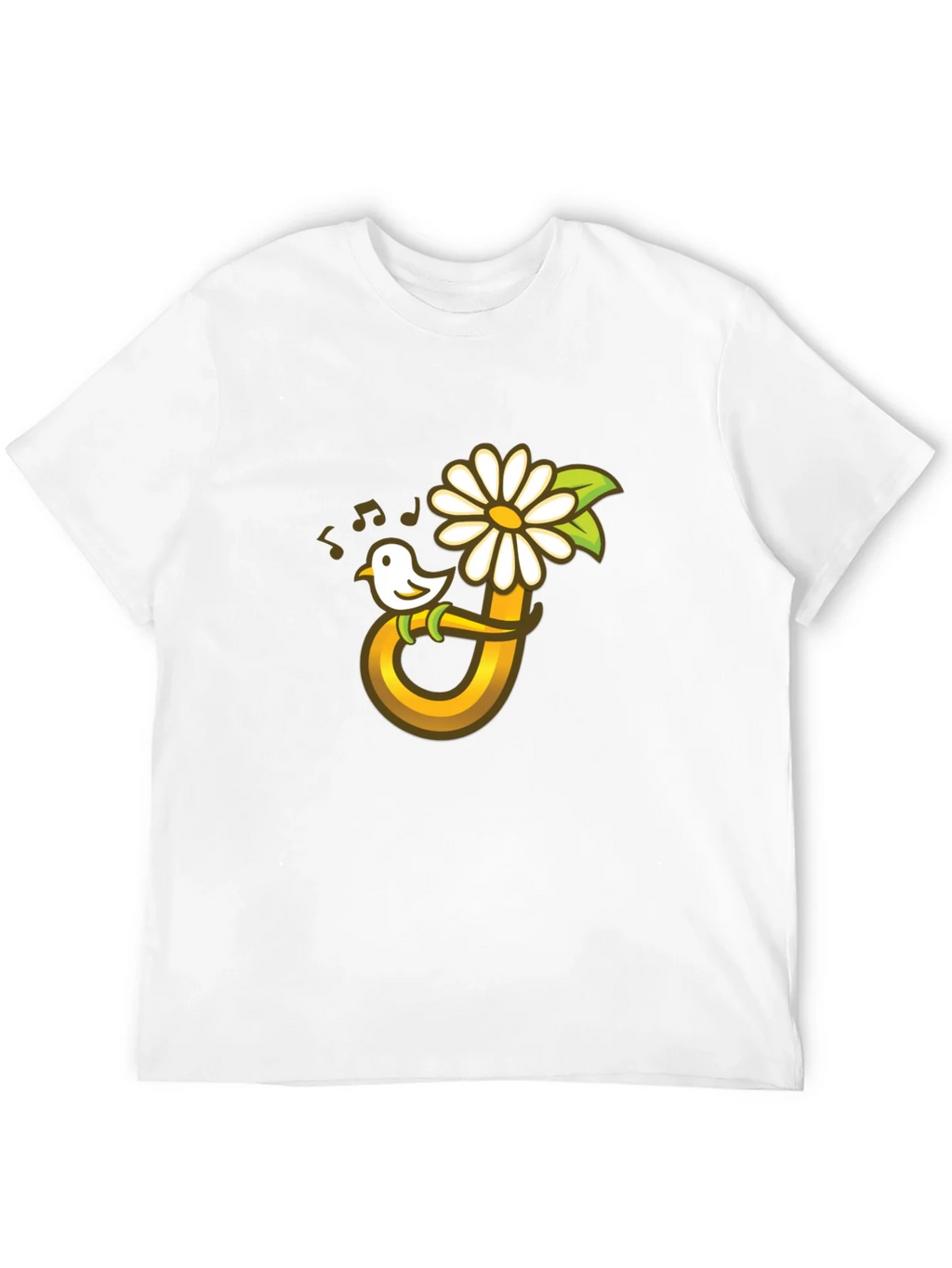 Bird Flower Music T-Shirt product image 11