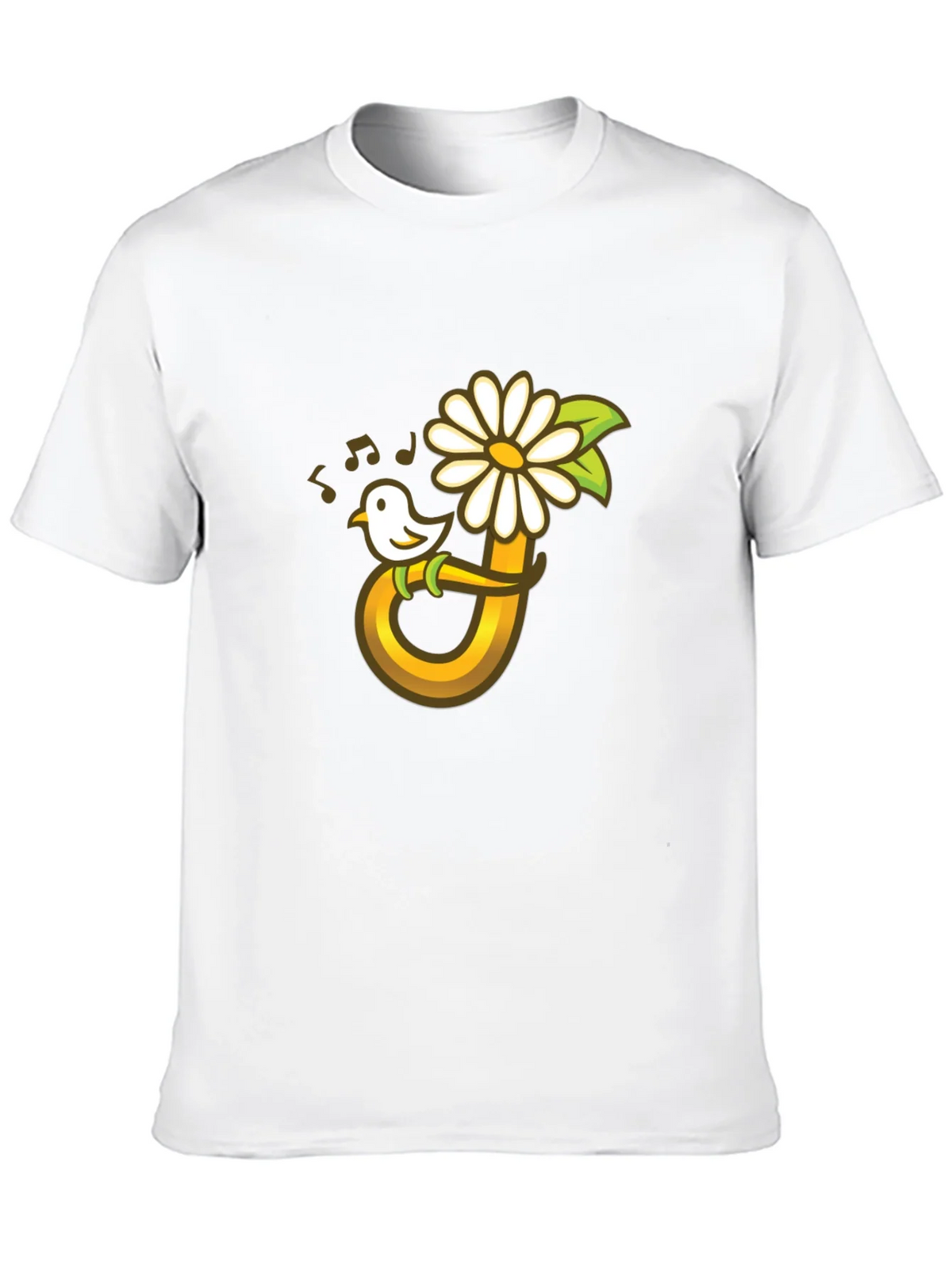 Bird Flower Music T-Shirt product image 9