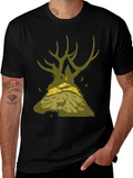 Nature Deer Silhouette Graphic Tee product image 1