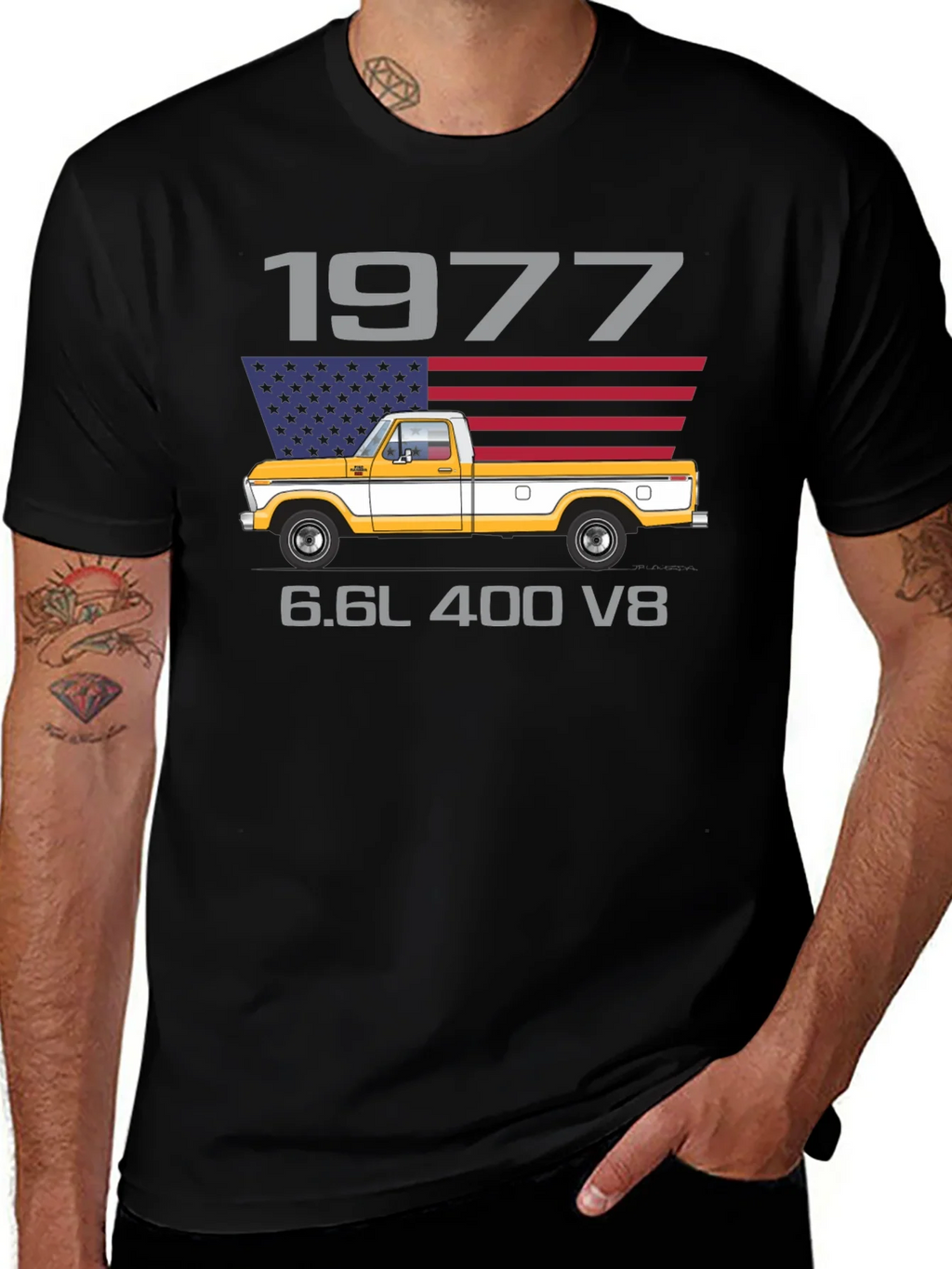 1977 Truck T-Shirt - American Classic Pickup Tee product image 1