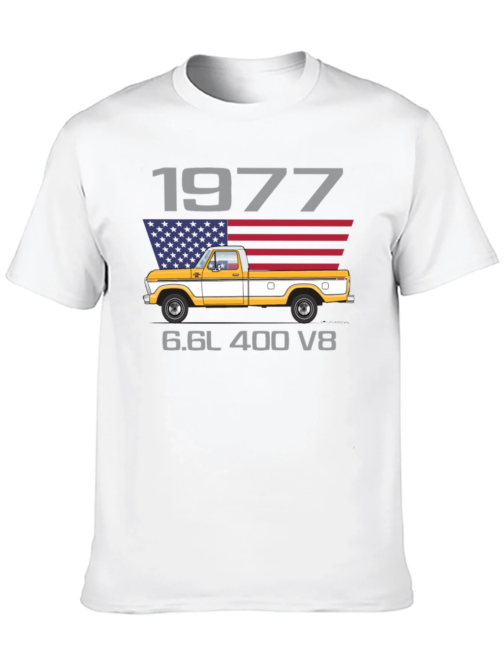 1977 Truck T-Shirt - American Classic Pickup Tee product image 9