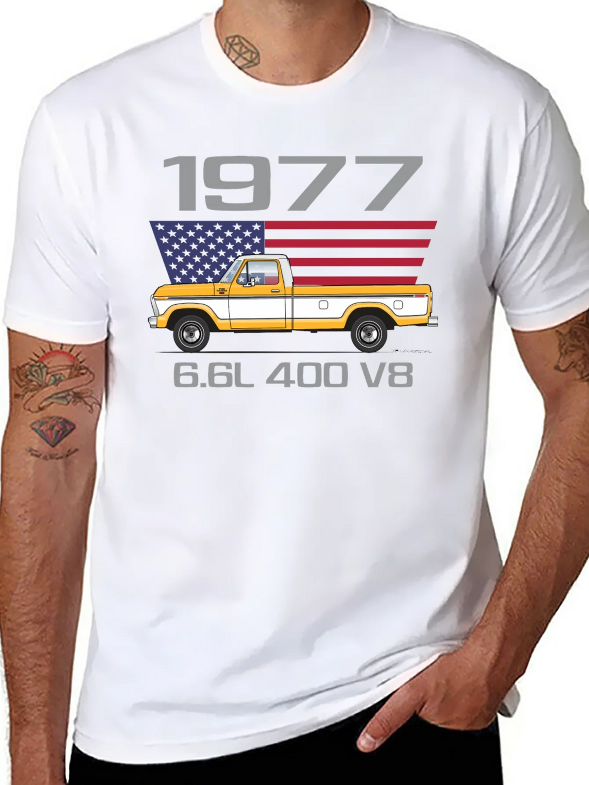 1977 Truck T-Shirt - American Classic Pickup Tee product image 7
