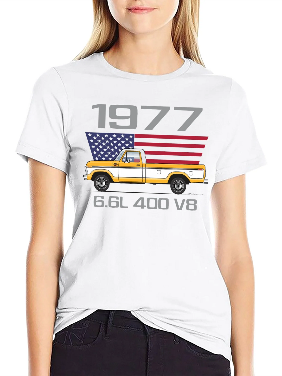 1977 Truck T-Shirt - American Classic Pickup Tee product image 8