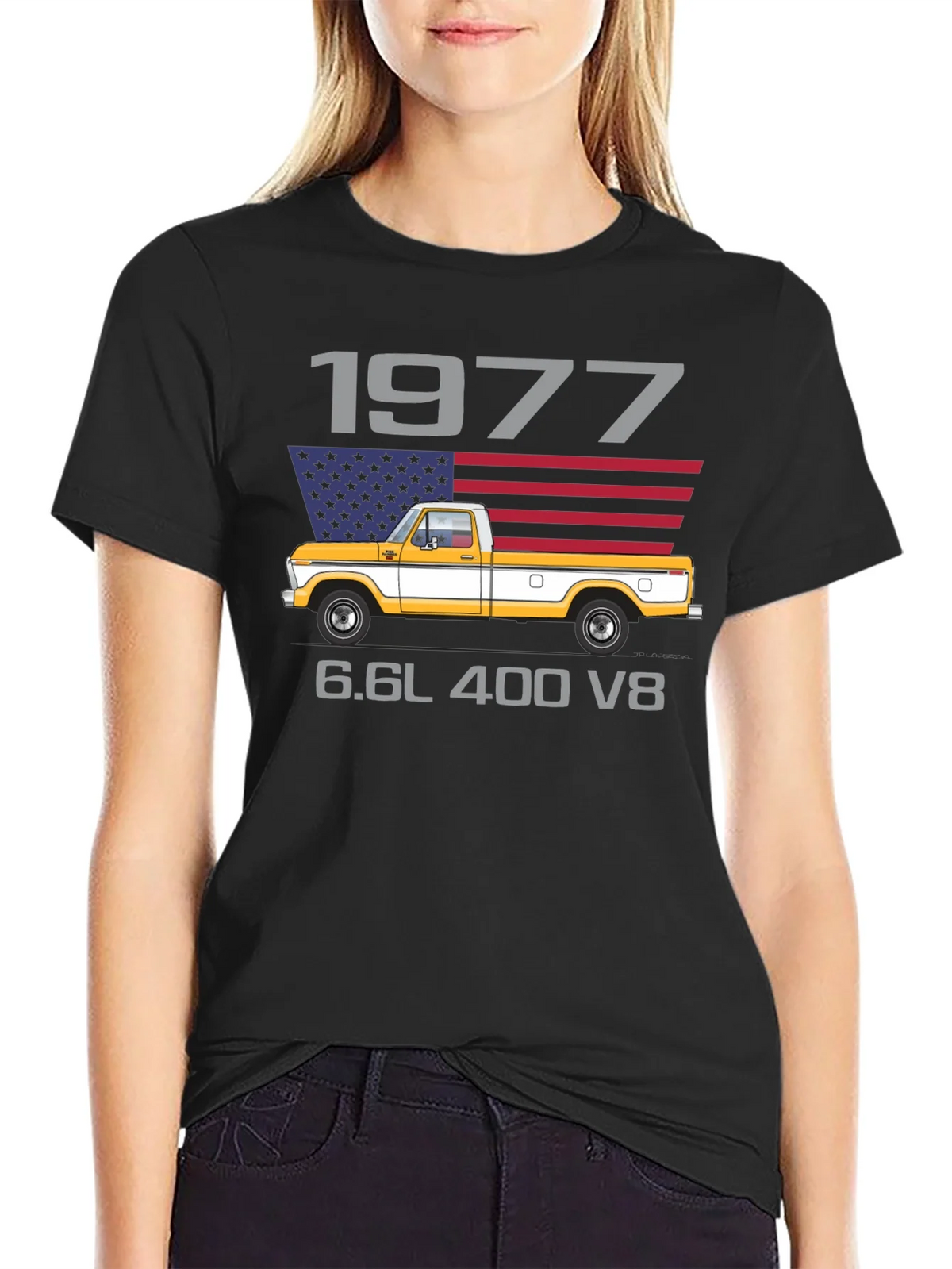 1977 Truck T-Shirt - American Classic Pickup Tee product image 2