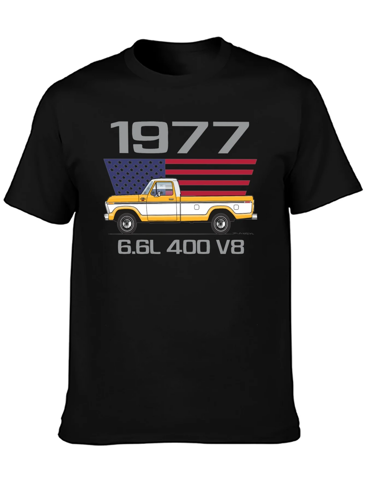 1977 Truck T-Shirt - American Classic Pickup Tee product image 3