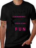 Never Mess with a Pole Dancer Graphic T-Shirt product image 1