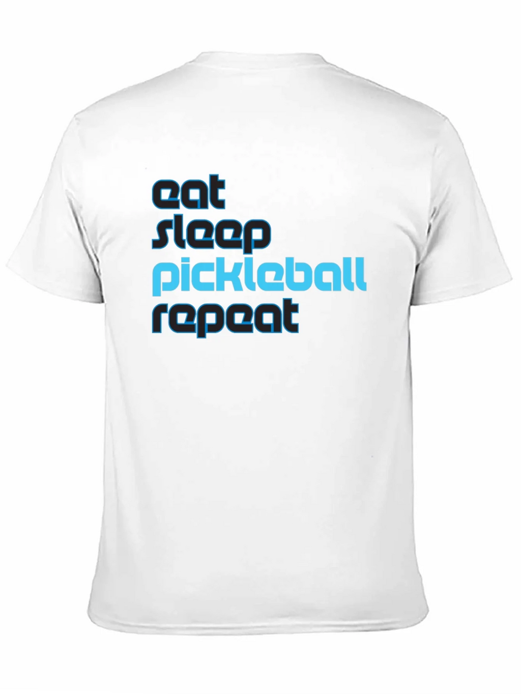 Eat Sleep Pickleball Repeat Graphic Tee product image 10